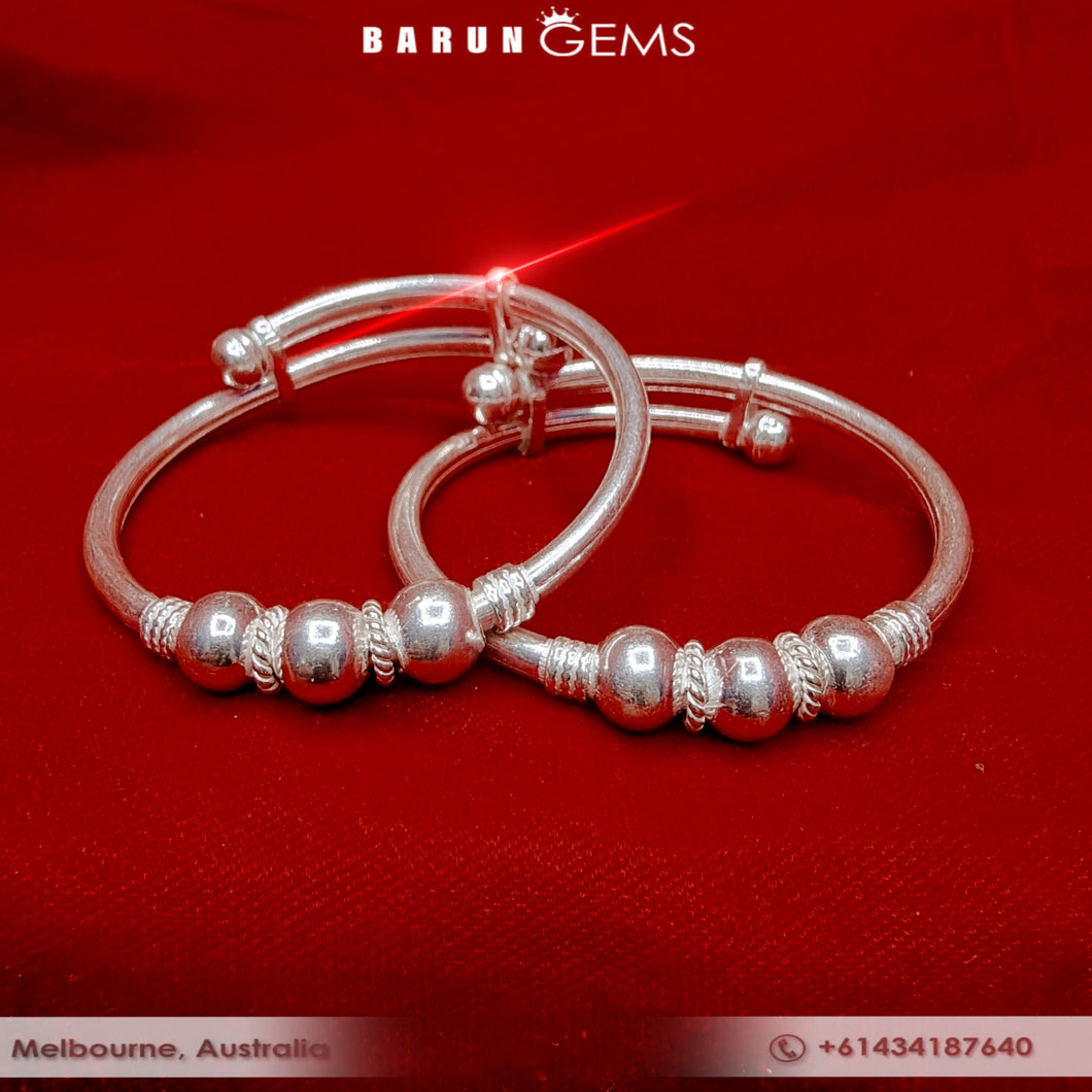 Silver  Bangles (Baby/Toddler)