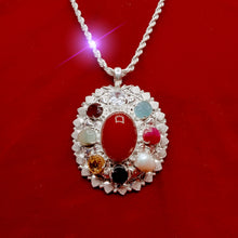 Load image into Gallery viewer, Silver Naworatna  Necklace
